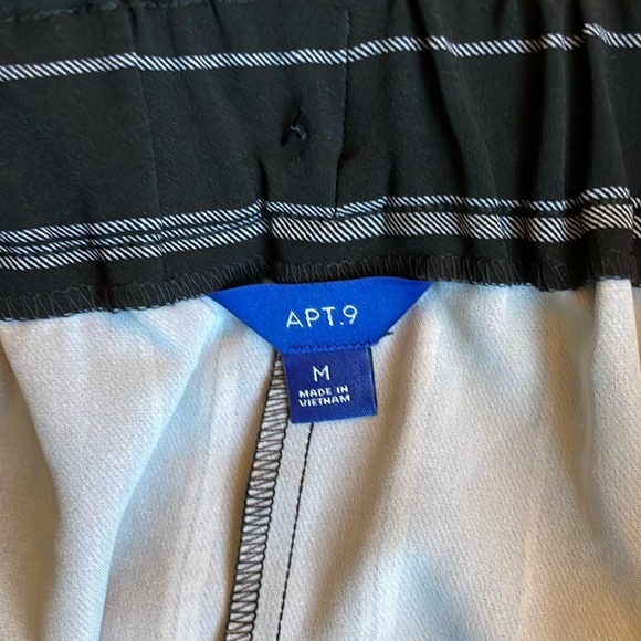 NWOT Cropped wide leg trousers with paper bag waist - Picture 7 of 10